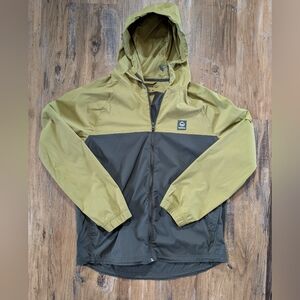 Wolverine Guide Eco Olive and Black Hooded Mens Jacket Size Medium